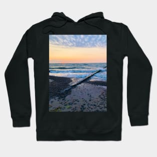 Rostock Beach at Dusk Hoodie